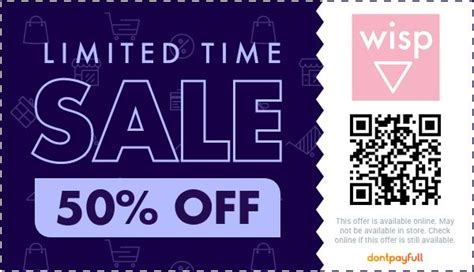 wisp coupon codes